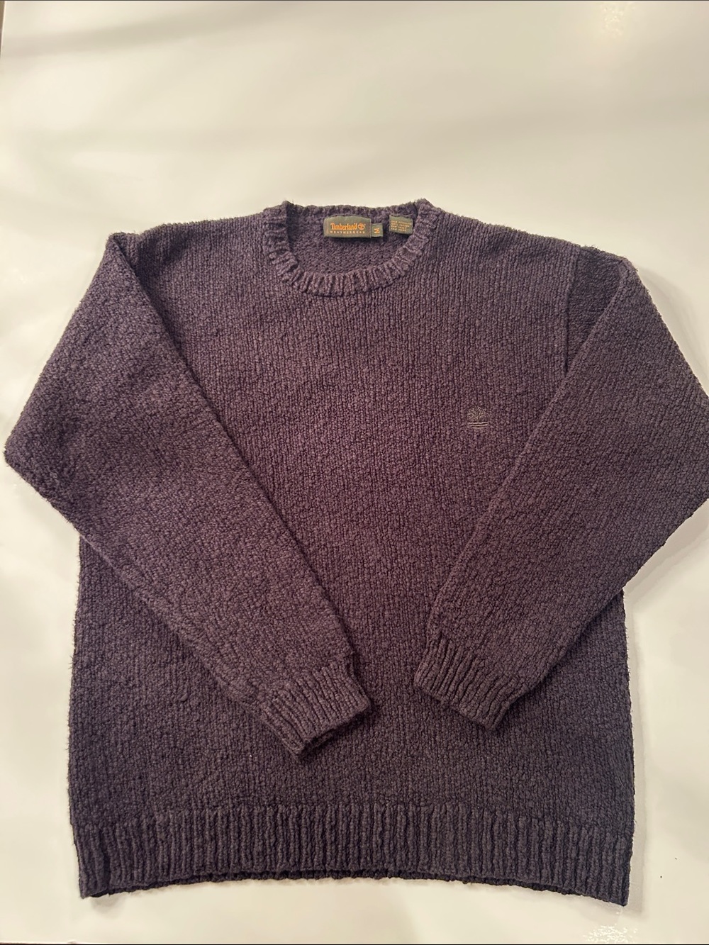 Timberland Weathergear Men's cotton Crewneck Sweater - black, sz M